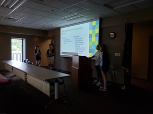 Magic spell group presenting their app